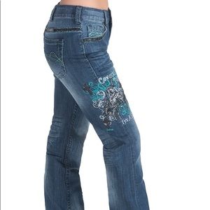 Cowgirl Tuff Unbelievable Spirit Jeans 28x37 L